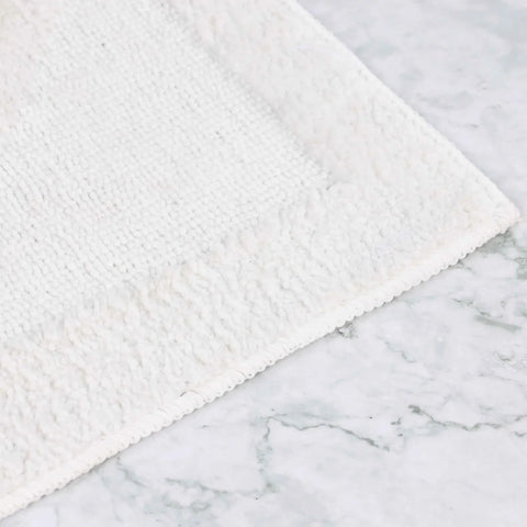 Myra Medallion Textured Machine Washable Bath Rugs, Set of 2