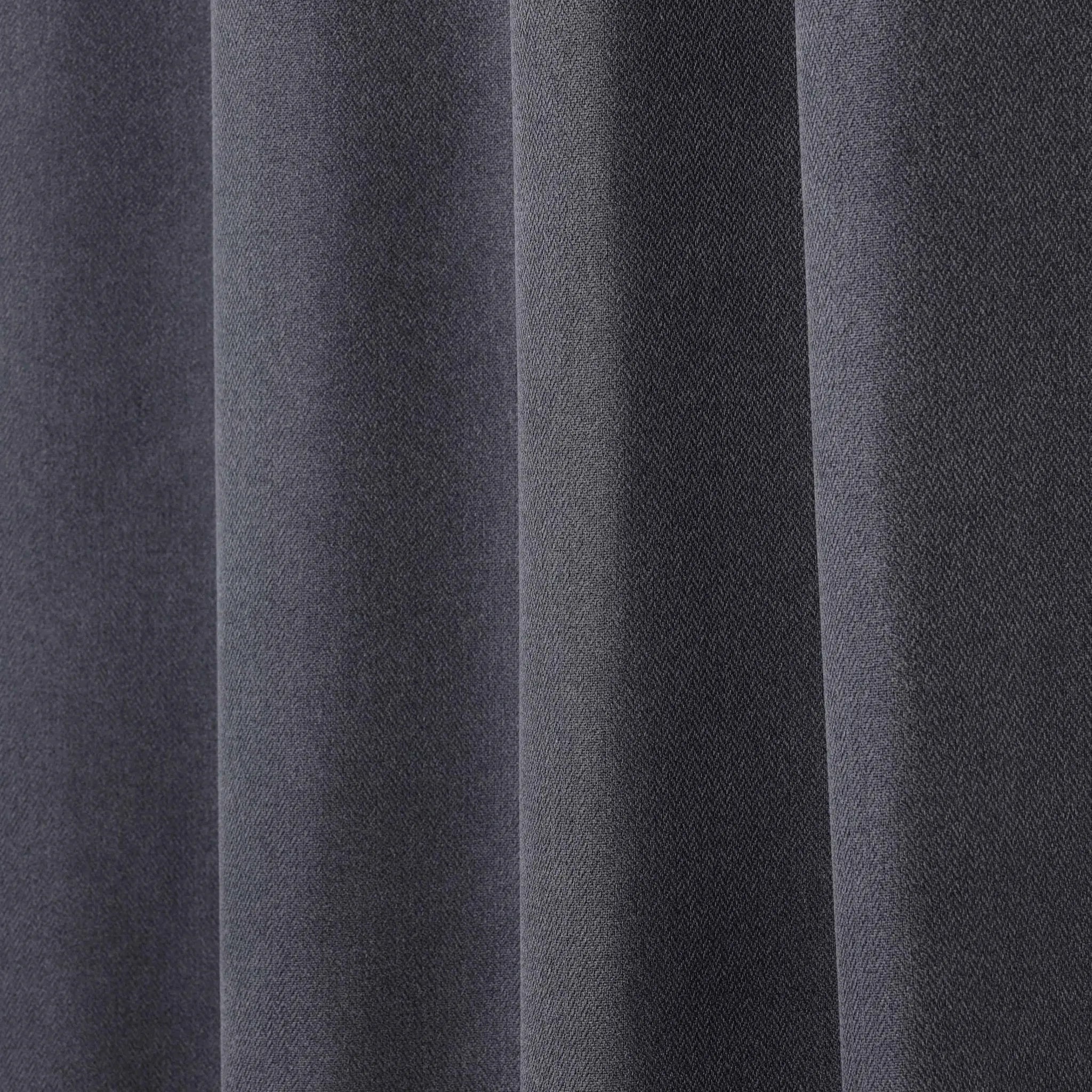 Nyan 100% Blackout Machine Washable Grommet Curtains, Set of 2 Panels