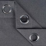 Nyan 100% Blackout Machine Washable Grommet Curtains, Set of 2 Panels