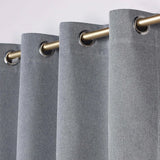 Nyan 100% Blackout Machine Washable Grommet Curtains, Set of 2 Panels