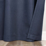 Nyan 100% Blackout Machine Washable Grommet Curtains, Set of 2 Panels