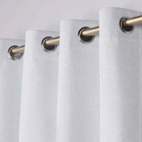 Nyan 100% Blackout Machine Washable Grommet Curtains, Set of 2 Panels