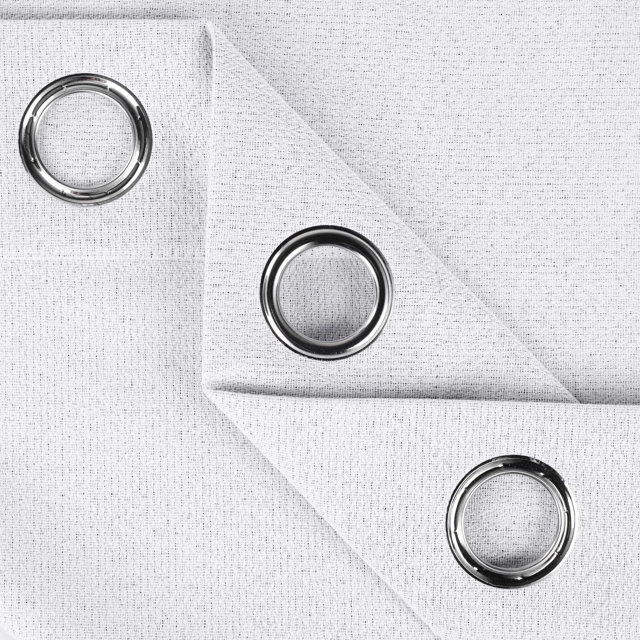 Nyan 100% Blackout Machine Washable Grommet Curtains, Set of 2 Panels