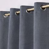 Neal 100% Blackout Machine Washable Grommet Curtains, Set of 2 Panels