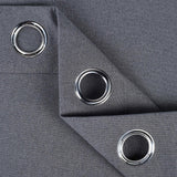 Neal 100% Blackout Machine Washable Grommet Curtains, Set of 2 Panels