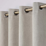 Neal 100% Blackout Machine Washable Grommet Curtains, Set of 2 Panels