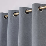 Neal 100% Blackout Machine Washable Grommet Curtains, Set of 2 Panels