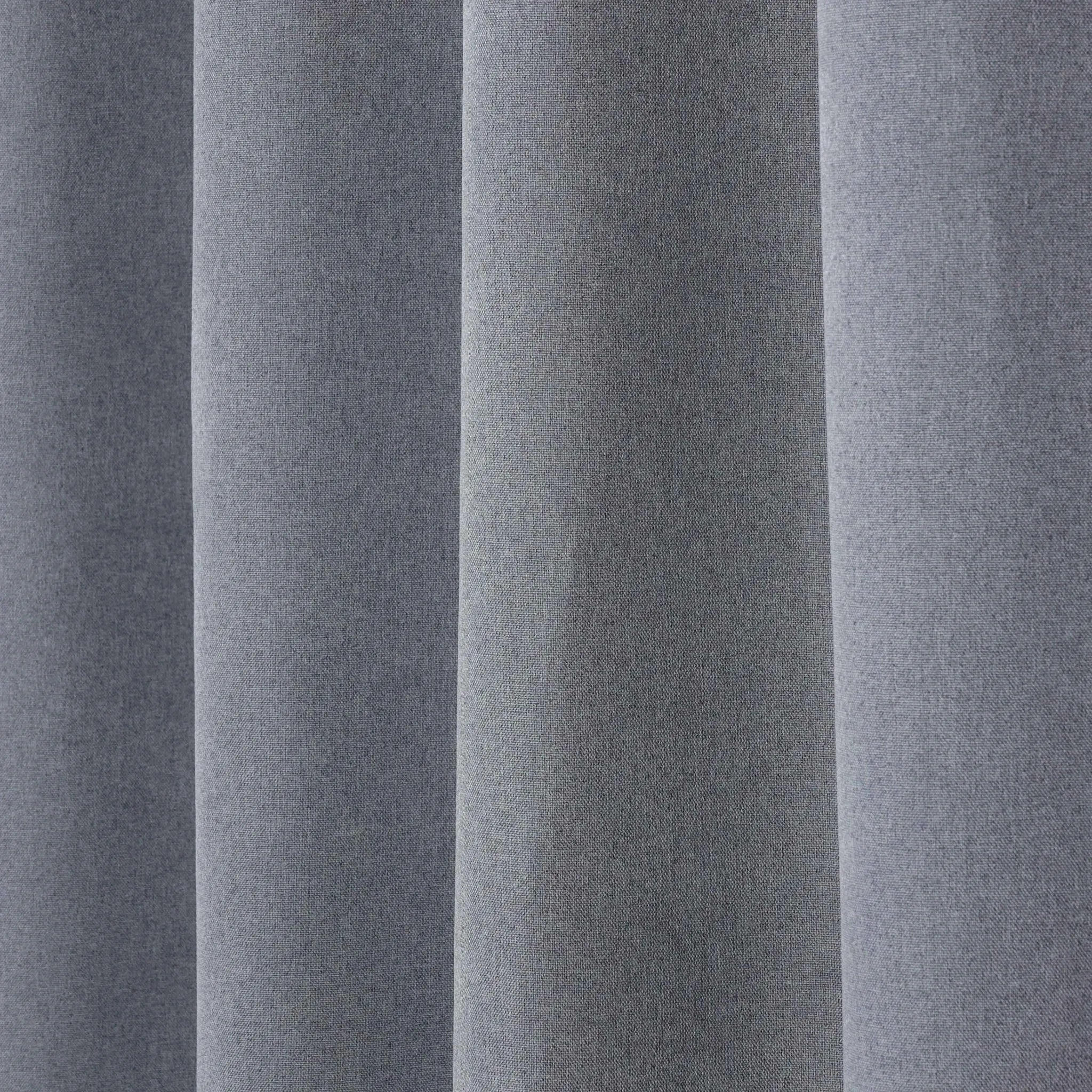 Neal 100% Blackout Machine Washable Grommet Curtains, Set of 2 Panels