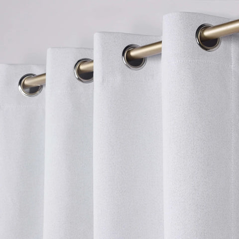 100 % Blackout Window Curtains Grommet Washable Set of 2 Neal