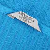 Cotton Rib Textured Ultra-Absorbent Bath Towel Set of 2