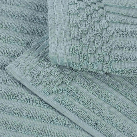 Soho Ribbed Cotton Absorbent 2 Piece Bath Sheet Towel Set