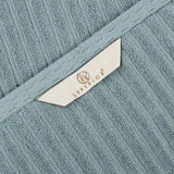 Cotton Rib Textured Ultra-Absorbent Bath Towel Set of 2