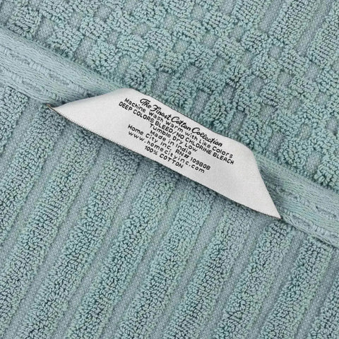 Soho Ribbed Cotton Absorbent 3 Piece Assorted Towel Set