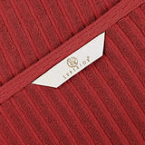 Cotton Rib Textured Ultra-Absorbent Bath Towel Set of 2