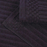 Cotton Rib Textured Ultra-Absorbent Bath Towel Set of 2