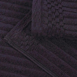 Ribbed Cotton Absorbent Bath Towel Set of 4