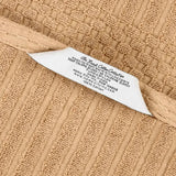 Cotton Rib Textured Ultra-Absorbent Bath Towel Set of 2