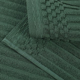 Soho Ribbed Cotton Absorbent Face Towel/Washcloth Set of 12