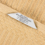 Soho Ribbed Cotton Absorbent Face Towel/Washcloth Set of 12