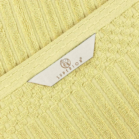 Soho Ribbed Cotton Absorbent 3 Piece Assorted Towel Set