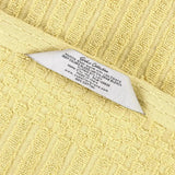 Cotton Rib Textured Ultra-Absorbent Bath Towel Set of 2