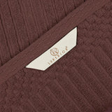 Cotton Rib Textured Ultra-Absorbent Bath Towel Set of 2