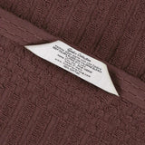 Soho Cotton Ribbed Textured Ultra Absorbent 6 Piece Towel Set