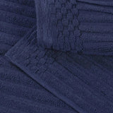 Cotton Ribbed Textured Face Towel Set 12-Piece - Soho