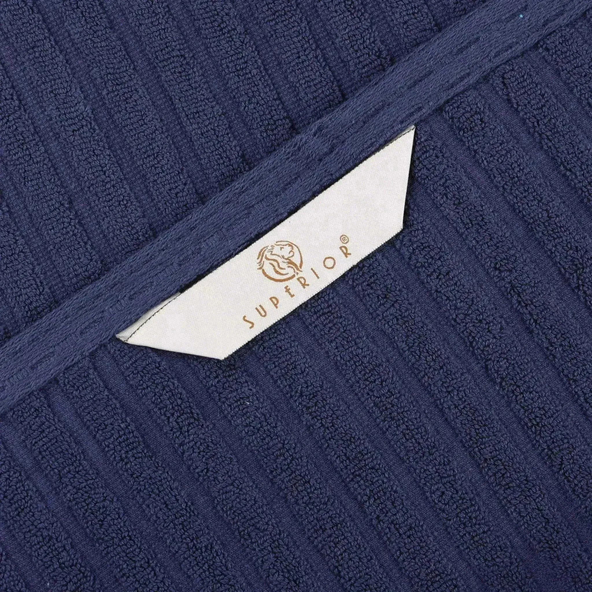 Cotton Rib Textured Ultra-Absorbent Bath Towel Set of 2