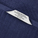 Soho Ribbed Cotton Absorbent Face Towel/Washcloth Set of 12