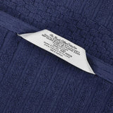Soho Ribbed Cotton Hand Towel Set, 4-Piece Super Absorbent