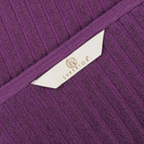 Cotton Rib Textured Ultra-Absorbent Bath Towel Set of 2