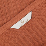 Cotton Rib Textured Ultra-Absorbent Bath Towel Set of 2