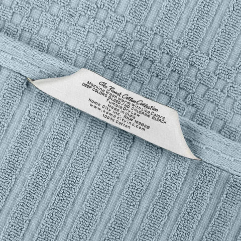 Soho Ribbed Cotton Absorbent 2 Piece Bath Sheet Towel Set