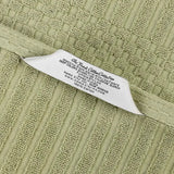 Cotton Rib Textured Ultra-Absorbent Bath Towel Set of 2