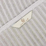 Cotton Rib Textured Ultra-Absorbent Bath Towel Set of 2