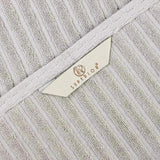 Ribbed Cotton Absorbent Bath Towel Set of 4