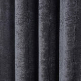 Noor Semi-Blackout Chenille Washable Grommet Curtains, Set of 2 Panels