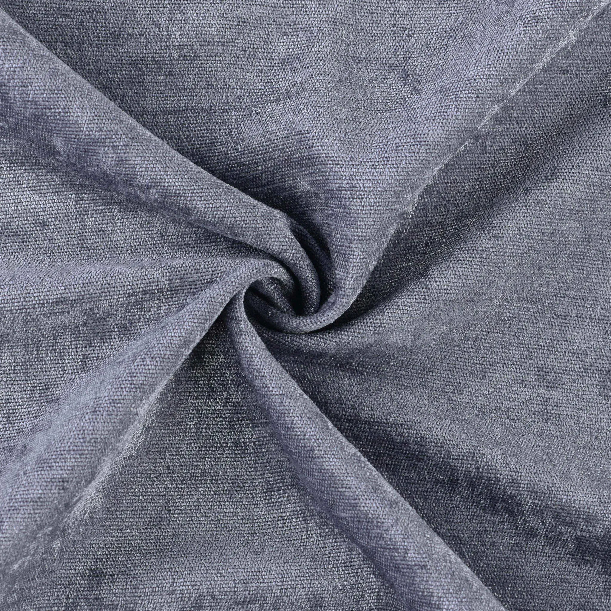 Noor Semi-Blackout Chenille Washable Grommet Curtains, Set of 2 Panels