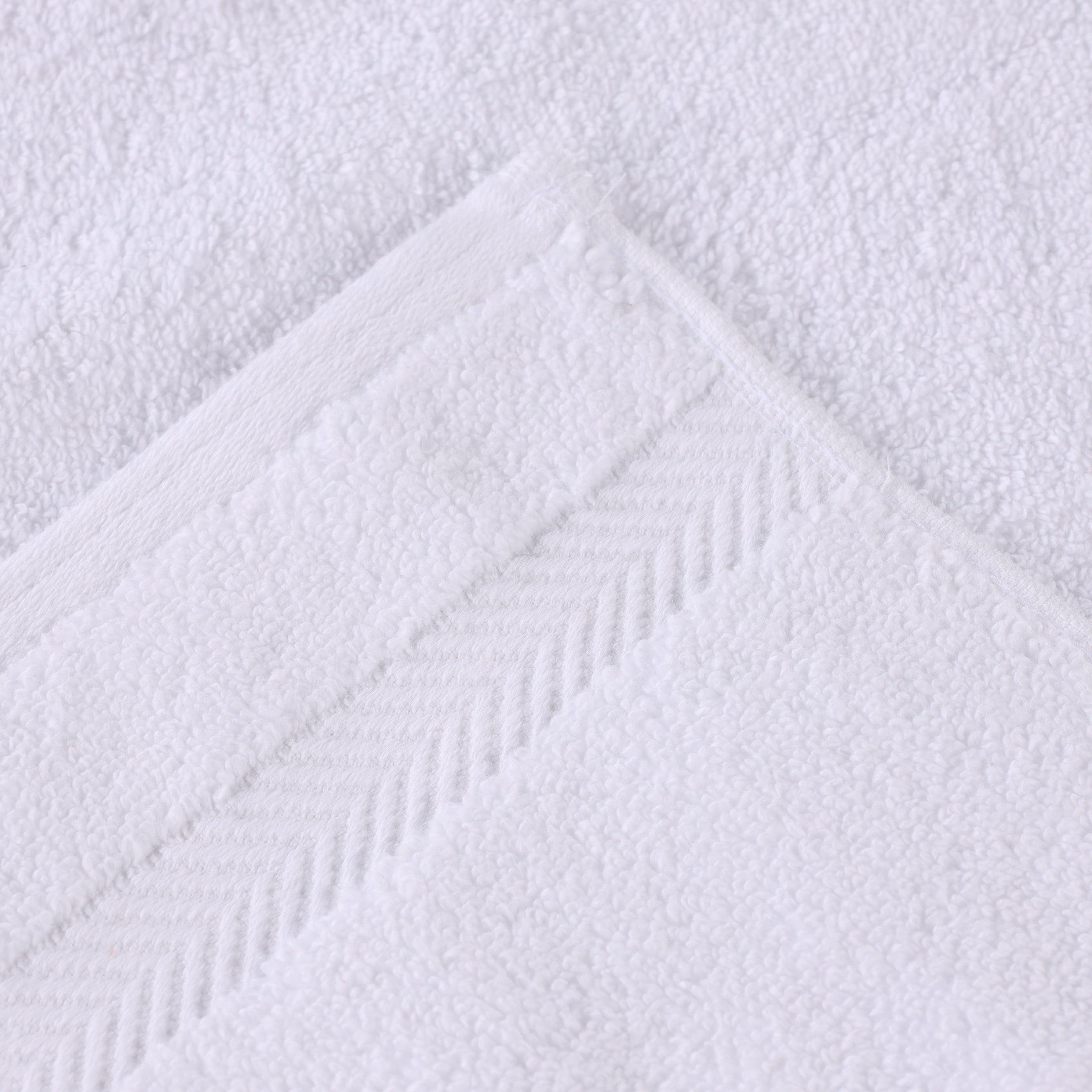 Zero Twist Cotton Solid Ultra-Soft Absorbent Hand Towel Set of 6