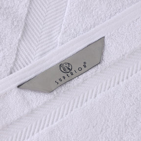 Zero Twist Cotton Solid Ultra-Soft Absorbent Hand Towel Set of 6