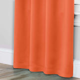 Solid Room Darkening Rod Pocket Blackout Curtain Panels, Set of 2
