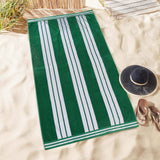 Striped Oversized Cotton Beach Towel Set of 2, 4, or 6 Piece