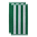Striped Oversized Cotton Beach Towel Set of 2, 4, or 6 Piece