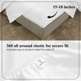 Pavo Cotton 700 Thread Count Perfect Fit Sheet Set