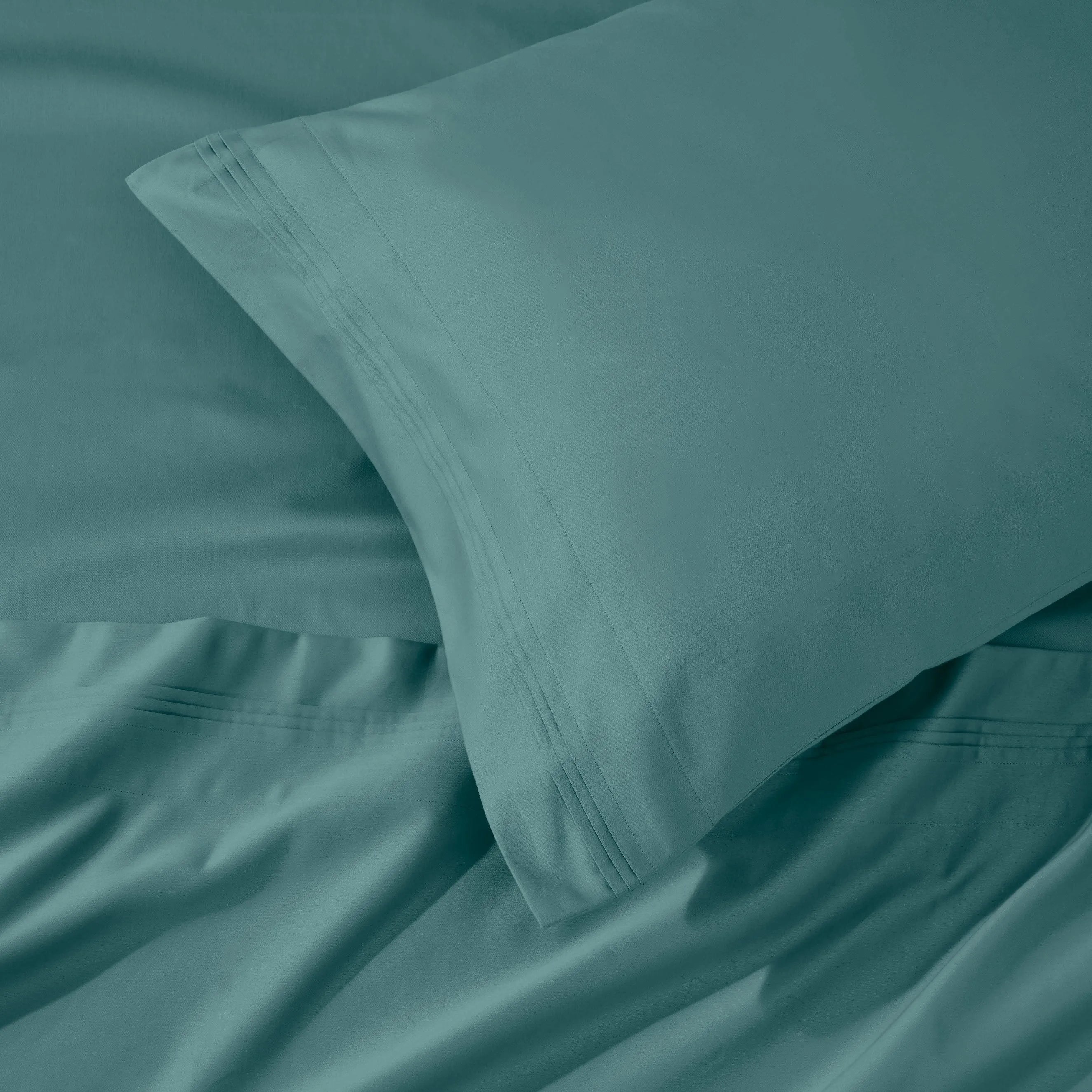 1000 Thread Count Egyptian Cotton Solid Pillowcase Set