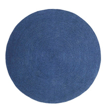 Bohemian Braided Indoor Outdoor Rugs Solid Round Area Rug