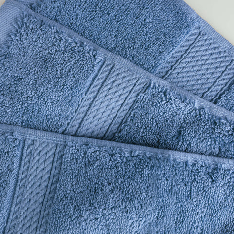 Egyptian Cotton Hand Towels 4-Piece Plush Set by Madison
