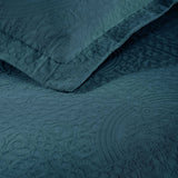 Lightweight Cotton Bedspread Sets 3-Piece Fleur De Lis Jacquard Matelassé