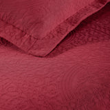 Lightweight Cotton Bedspread Sets 3-Piece Fleur De Lis Jacquard Matelassé